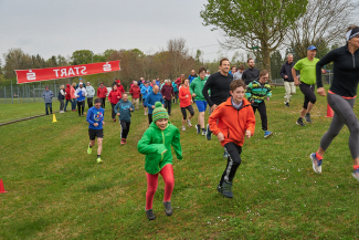 Spendenlauf Start