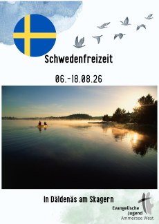 Schwedenfreizeit Plakat